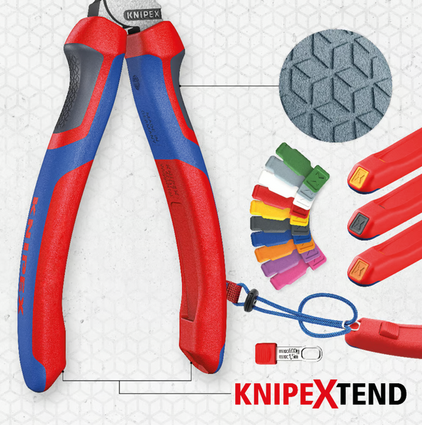 Ножиці для різки кабелів, з розкриваючою пружиною KNIPEX 95 22 165 95 22 165 фото