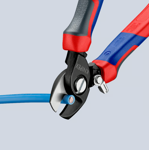 Ножиці для різки кабелів, з розкриваючою пружиною KNIPEX 95 22 165 95 22 165 фото