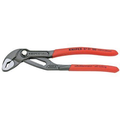 Високотехнологічні сантехнічні кліщі 180 мм KNIPEX Cobra&reg; 87 01 180 87 01 180 фото