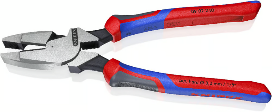 Плоскогубці електромонтера 240 мм KNIPEX 09 02 240 09 02 240 фото