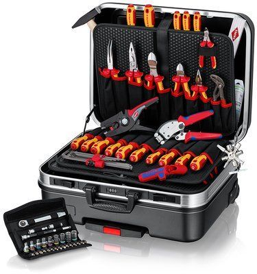 Чемодан для инструментов "BIG Basic Move" ElektroPlus 68 штук Knipex 00 21 06 00 21 06 фото