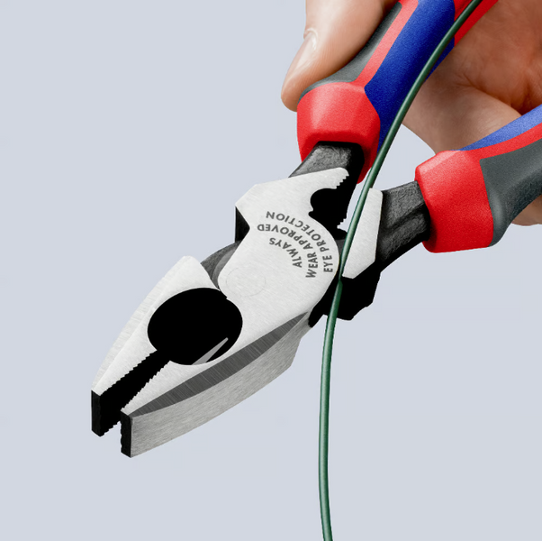 Плоскогубці електромонтера із шипоподібним обтиском 240 мм KNIPEX 09 12 240 09 12 240 фото