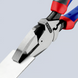 Плоскогубці електромонтера із шипоподібним обтиском 240 мм KNIPEX 09 12 240 09 12 240 фото 7
