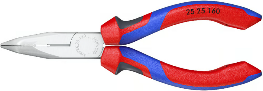 Плоскі круглогубці з ріжучими крайками KNIPEX 25 25 160 25 25 160 фото