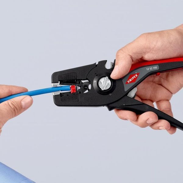 Автоматичний інструмент для видалення ізоляції 0,08-16 мм&sup2; PreciStrip16 KNIPEX 12 52 195 12 52 195 фото