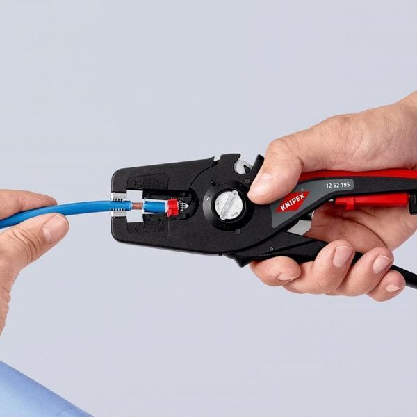 Автоматичний інструмент для видалення ізоляції 0,08-16 мм&sup2; PreciStrip16 KNIPEX 12 52 195 12 52 195 фото