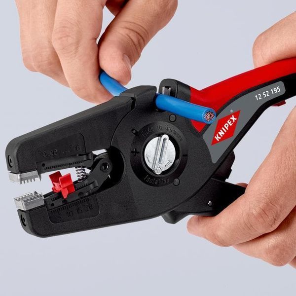 Автоматичний інструмент для видалення ізоляції 0,08-16 мм&sup2; PreciStrip16 KNIPEX 12 52 195 12 52 195 фото