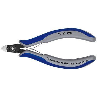 Прецизійні кусачки бокові для електроніки KNIPEX 79 22 120 79 22 120 фото