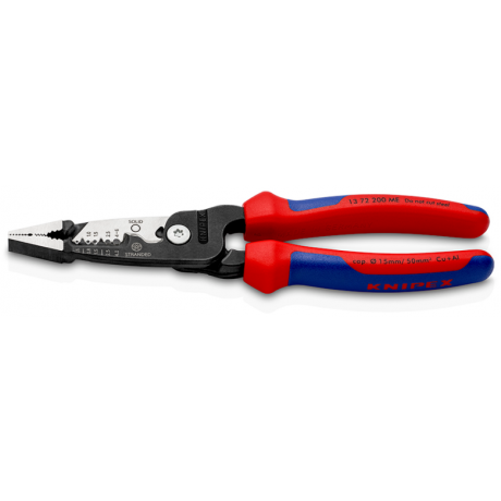 Багатофункціональні кліщі для електромонтажних робіт (метричні) KNIPEX, 13 72 200 ME 13 72 200 ME фото
