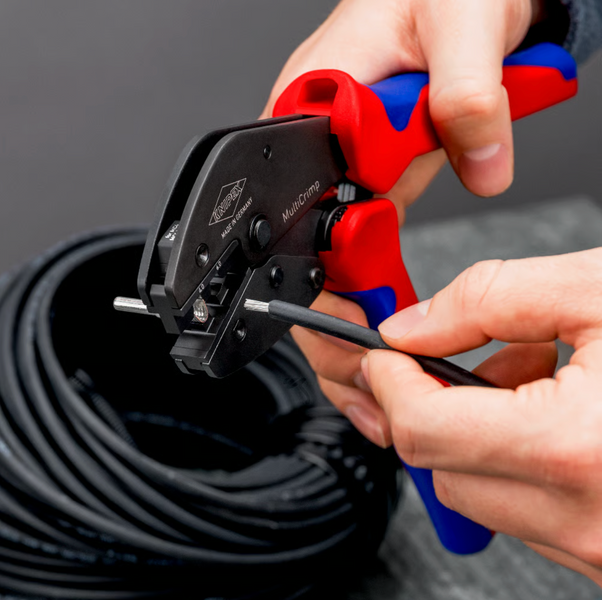 Обтискні кліщі з магазином для зміни плашок MultiCrimp&reg; KNIPEX 97 33 03 97 33 03 фото