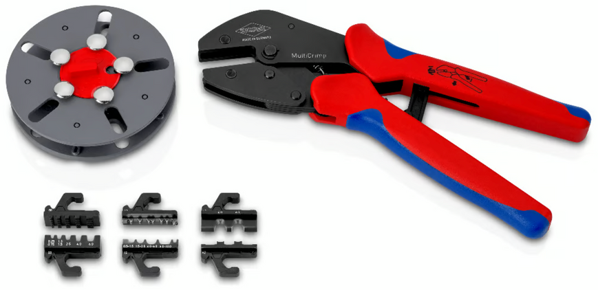 Обтискні кліщі з магазином для зміни плашок MultiCrimp&reg; KNIPEX 97 33 03 97 33 03 фото