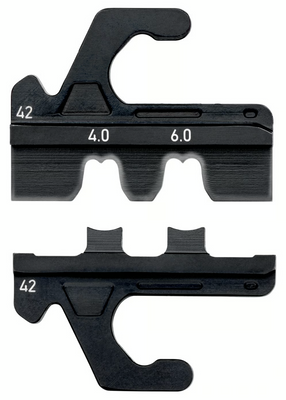 Плашка опресувальна для роз'ємів MC4/MC4 EVO 2 з перетином 4/6 мм&sup2; KNIPEX 97 39 42 97 39 42 фото