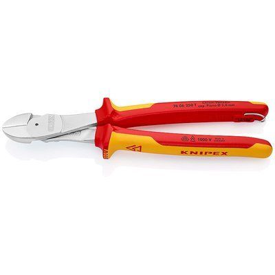Кусачки бічні особливої ​​потужності зі страхувальним кріпленням KNIPEX 74 06 250 T 74 06 250 T фото