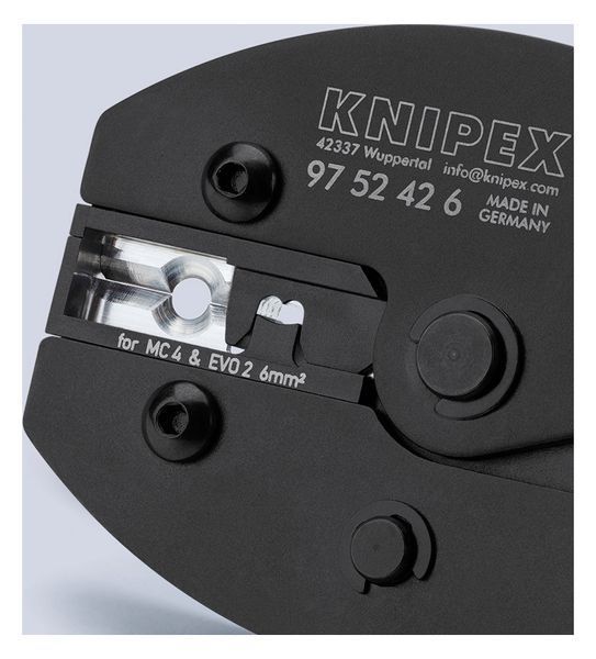 Клещи для обжима разъемов 6 мм MC4/E KNIPEX PreciForce&reg; 97 52 42 6 97 52 42 6 фото