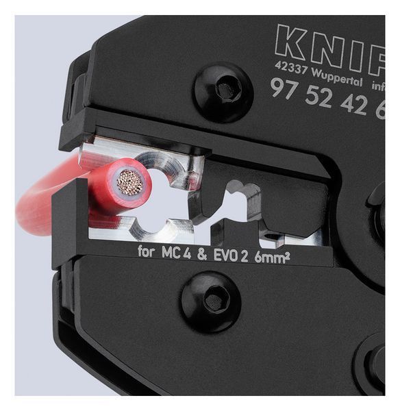 Клещи для обжима разъемов 6 мм MC4/E KNIPEX PreciForce&reg; 97 52 42 6 97 52 42 6 фото
