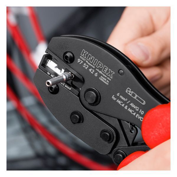 Клещи для обжима разъемов 6 мм MC4/E KNIPEX PreciForce&reg; 97 52 42 6 97 52 42 6 фото