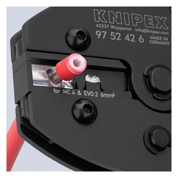 Клещи для обжима разъемов 6 мм MC4/E KNIPEX PreciForce&reg; 97 52 42 6 97 52 42 6 фото