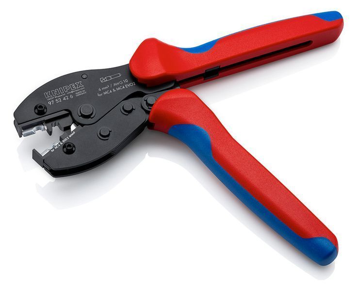 Клещи для обжима разъемов 6 мм MC4/E KNIPEX PreciForce&reg; 97 52 42 6 97 52 42 6 фото