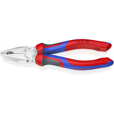 Плоскогубці комбіновані 180 мм KNIPEX 03 05 180 03 05 180 фото