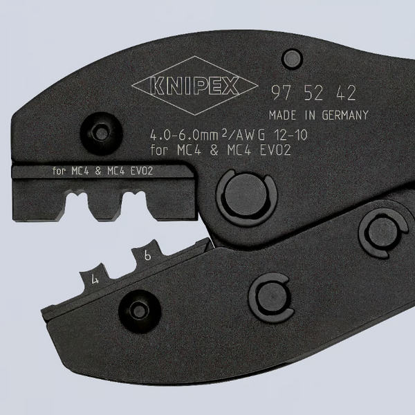 Клещи для обжима разъемов MC4&reg;/MC4&reg; EVO 2 KNIPEX PreciForce&reg; 97 52 42 97 52 42 фото