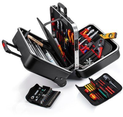 Чемодан с инструментами &laquo;BIG Twin Move&raquo; Elektro 63 предмета KNIPEX 00 21 41 00 21 41 фото