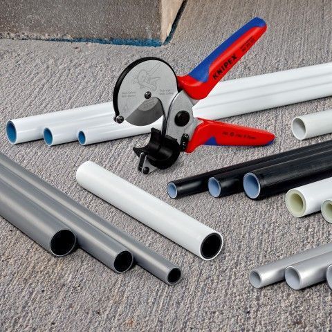 Труборіз для композитних та пластикових труб KNIPEX 90 25 25 90 25 25 фото