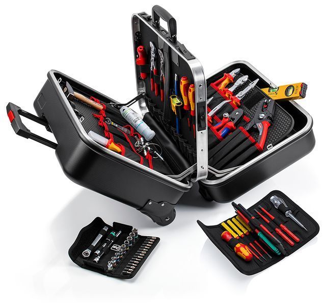 Чемодан с инструментами &laquo;BIG Twin Move&raquo; Elektro 63 предмета KNIPEX 00 21 41 00 21 41 фото