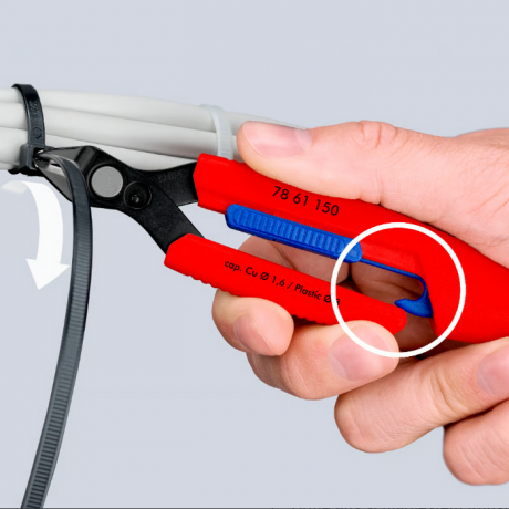 Бокорізи для тонкого різання Slim Knips в чохлі KNIPEX 78 61 150 V01  78 61 150 V01 фото