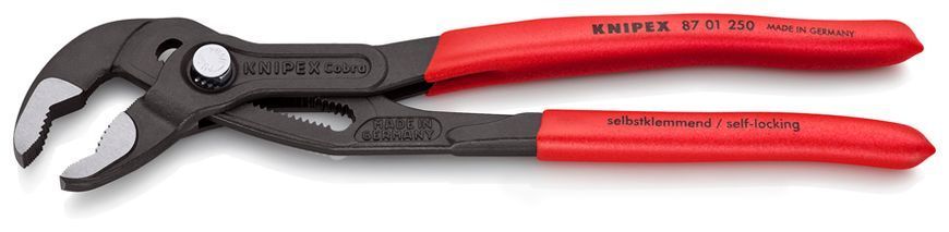 Високотехнологічні сантехнічні кліщі Cobra&reg; 250 мм KNIPEX 87 01 250 87 01 250 фото