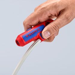Універсальний інструмент для зняття оболонки кабелю KNIPEX ErgoStrip 16 95 01 SB 16 95 01 SB фото