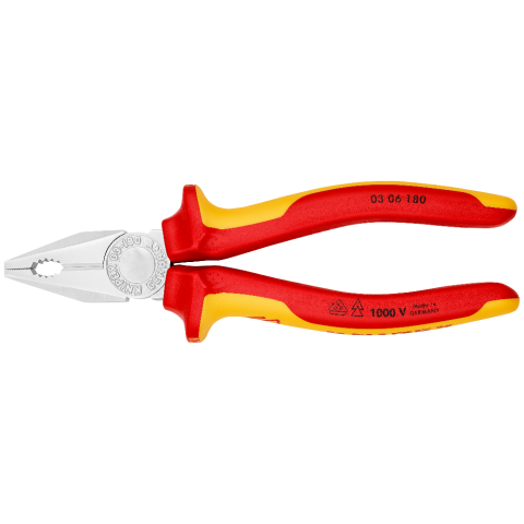 Плоскогубці комбіновані 180 мм KNIPEX 03 06 180 03 06 180 фото Плоскогубці комбіновані 180 мм KNIPEX 03 06 180 03 06 180 фото
