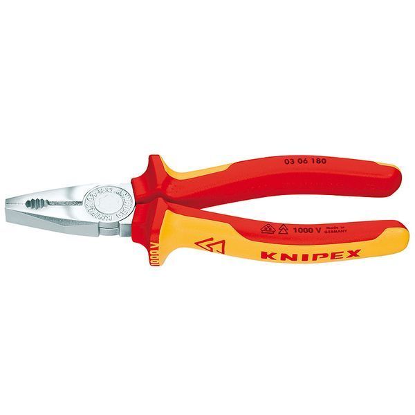 Плоскогубці комбіновані 180 мм KNIPEX 03 06 180 03 06 180 фото Плоскогубці комбіновані 180 мм KNIPEX 03 06 180 03 06 180 фото