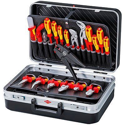 Валіза з інструментом, набір електрика 20 предметів KNIPEX 00 21 20 00 21 20 фото