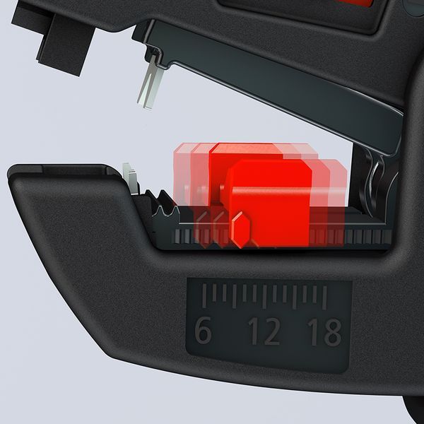 Автоматичний інструмент для видалення ізоляції 0,2-6,0 мм&sup2; KNIPEX 12 62 180 NEW 12 62 180 фото