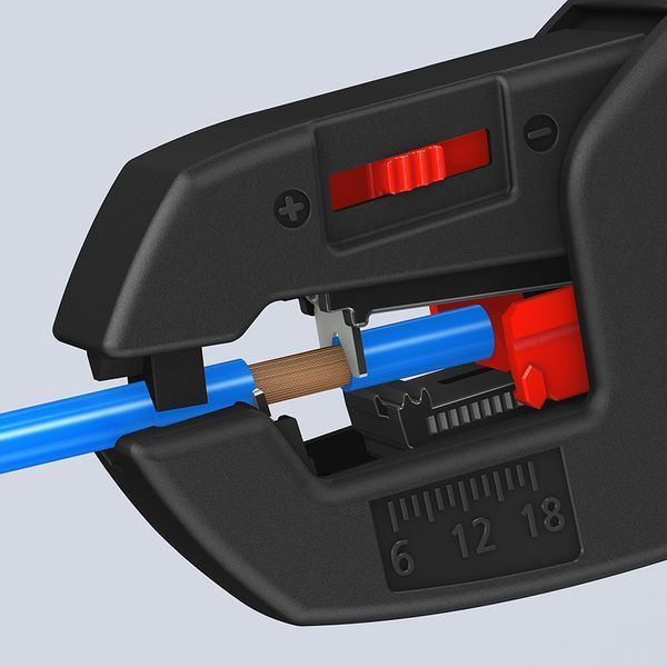 Автоматичний інструмент для видалення ізоляції 0,2-6,0 мм&sup2; KNIPEX 12 62 180 NEW 12 62 180 фото