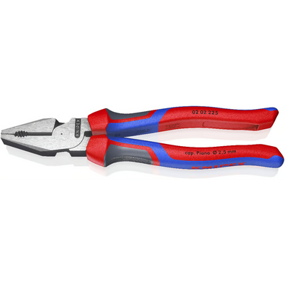 Плоскогубці комбіновані особливої ​​потужності KNIPEX 02 02 225 02 02 225 фото