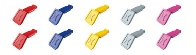 Кліпса для кольорового маркування ручки ColorCode KNIPEX 00 61 10 C V01, MIX 10шт. 00 61 10 C V01 фото