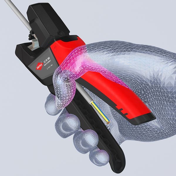 Автоматический инструмент для снятия изоляции 4,4-7,5 мм&sup2;KNIPEX 12 74 180 SB 12 74 180 SB фото