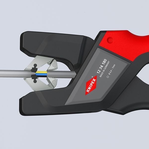 Автоматический инструмент для снятия изоляции 4,4-7,5 мм&sup2;KNIPEX 12 74 180 SB 12 74 180 SB фото