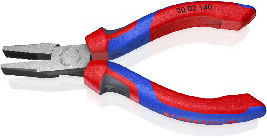 Плоскогубцы с гладкими губками 140 мм KNIPEX 20 02 140 20 02 140 фото