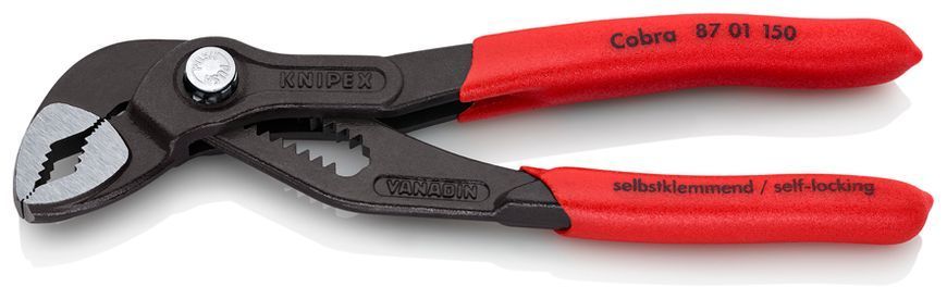 Высокотехнологичные сантехнические клещи KNIPEX Cobra&reg; 87 01 150 87 01 150 фото