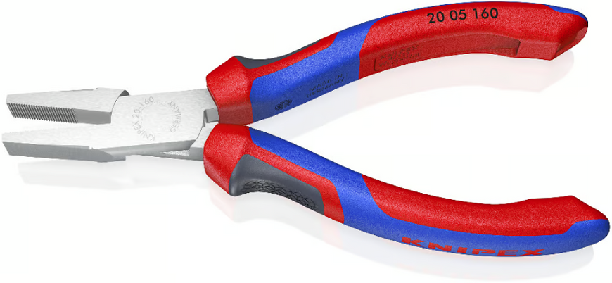 Плоскогубцы с гладкими губками 160 мм KNIPEX 20 05 160 20 05 160 фото