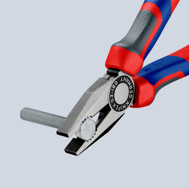 Плоскогубцы комбинированные 180 мм KNIPEX 03 02 180 03 02 180 фото