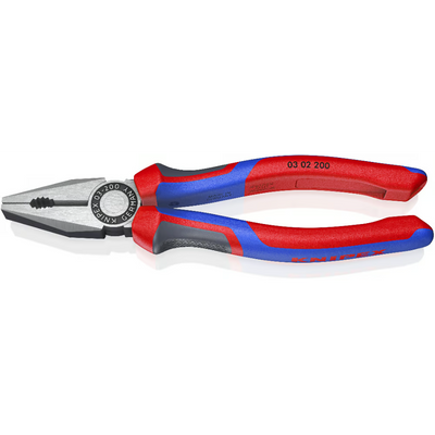 Плоскогубці комбіновані 200 мм KNIPEX 03 02 200 03 02 200 фото