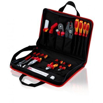 Набір електрика в сумці Compact, 14 предметів KNIPEX 00 21 11 00 21 11 фото