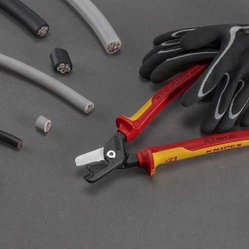 Кабелеріз із покроковим різом StepCut&reg; XL до 120 мм&sup2; KNIPEX 95 18 225 95 18 225 фото