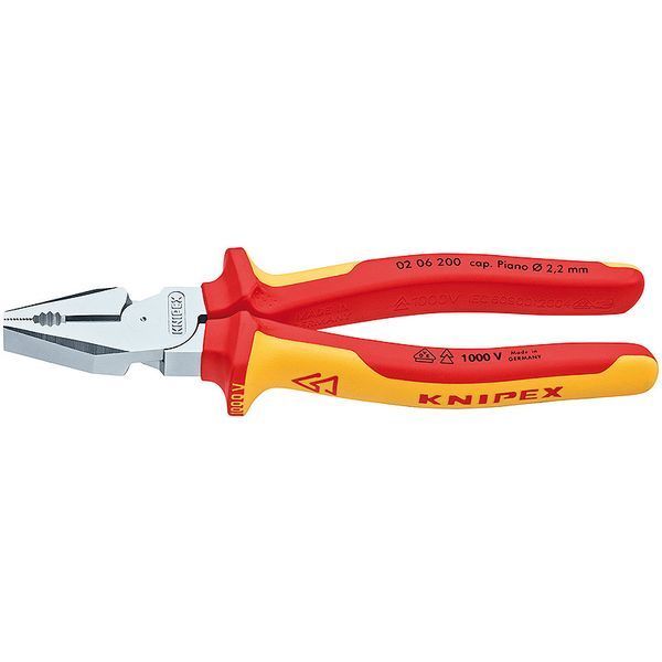 Плоскогубці комбіновані особливої потужності KNIPEX 02 06 200 02 06 200 фото Плоскогубці комбіновані особливої потужності KNIPEX 02 06 200 02 06 200 фото